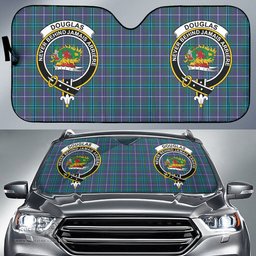Scottish Douglas Modern Clan Tartan Crest Tartan Car Sun Shade Scottish Plaid Tartan Plaid - ScotsTee - scotstee.com