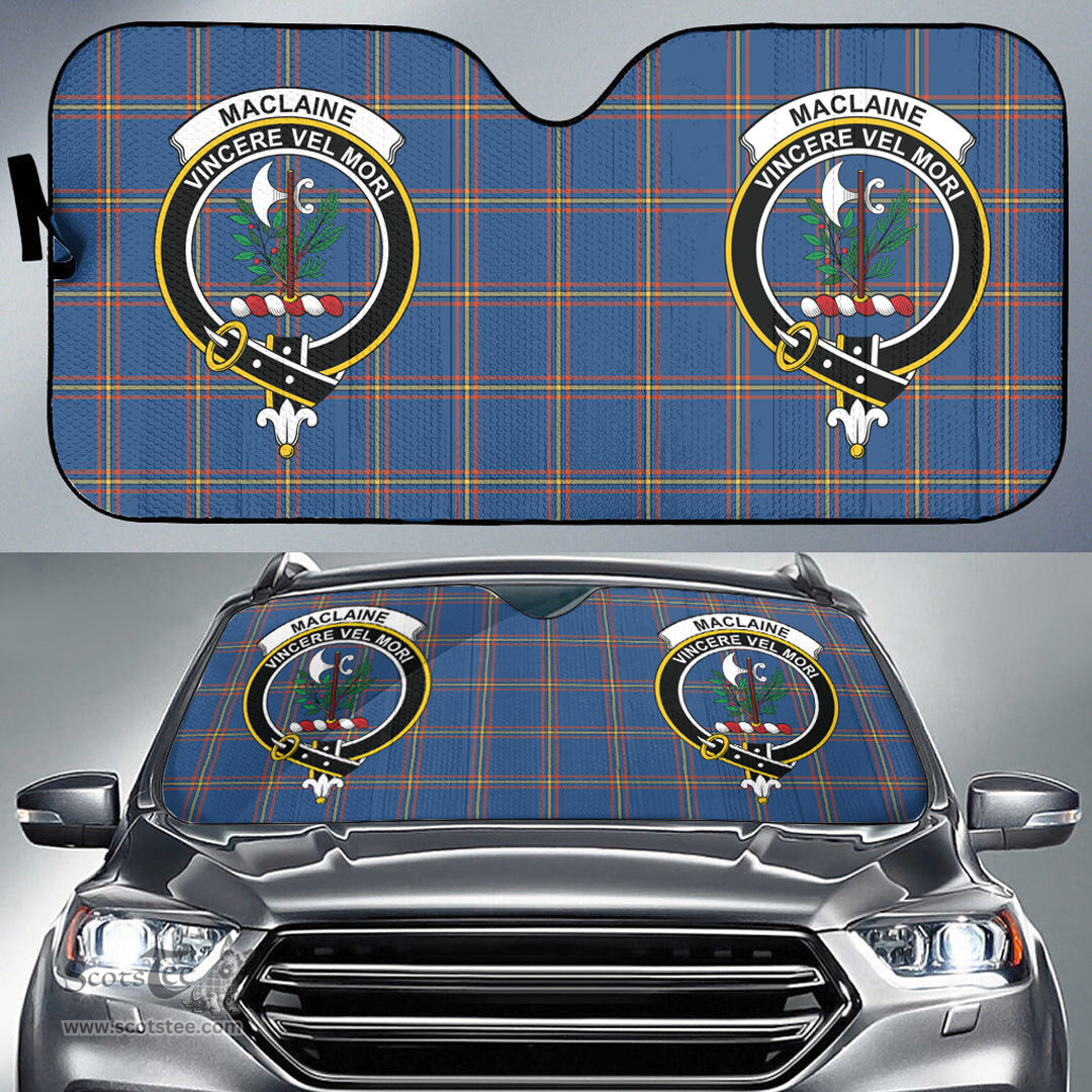 Scottish MacLaine of Loch Buie Hunting Ancient Clan Tartan Crest Tartan Car Sun Shade Scottish Plaid Tartan Plaid - ScotsTee - scotstee.com
