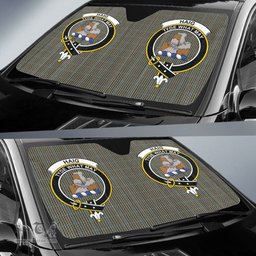 Scottish Haig Check Clan Tartan Crest Tartan Car Sun Shade Scottish Plaid Tartan Plaid - ScotsTee - scotstee.com