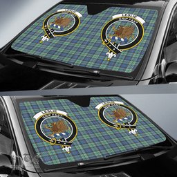 Scottish Leslie Hunting Ancient Clan Tartan Crest Tartan Car Sun Shade Scottish Plaid Tartan Plaid - ScotsTee - scotstee.com