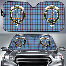 Scottish Elliot Ancient Clan Tartan Crest Tartan Car Sun Shade Scottish Plaid Tartan Plaid - ScotsTee - scotstee.com
