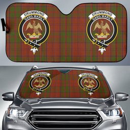 Scottish Drummond Clan Clan Tartan Crest Tartan Car Sun Shade Scottish Plaid Tartan Plaid - ScotsTee - scotstee.com