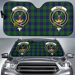 Scottish Keith Modern Clan Tartan Crest Tartan Car Sun Shade Scottish Plaid Tartan Plaid - ScotsTee - scotstee.com