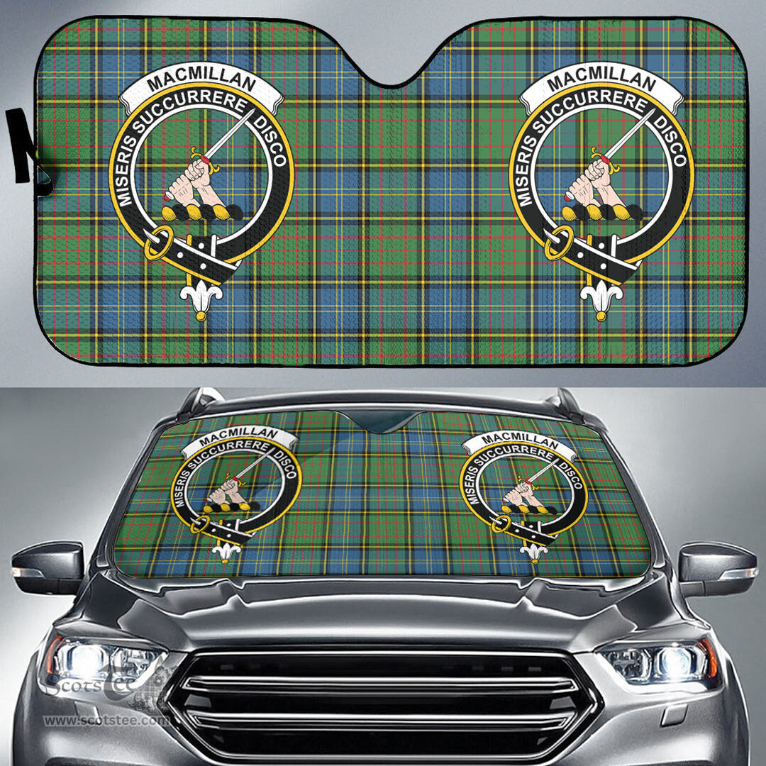 Scottish MacMillan Hunting Ancient Clan Tartan Crest Tartan Car Sun Shade Scottish Plaid Tartan Plaid - ScotsTee - scotstee.com
