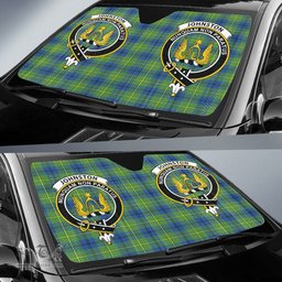 Scottish Johnston Ancient Clan Tartan Crest Tartan Car Sun Shade Scottish Plaid Tartan Plaid - ScotsTee - scotstee.com