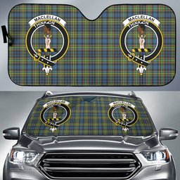 Scottish MacLellan Ancient Clan Tartan Crest Tartan Car Sun Shade Scottish Plaid Tartan Plaid - ScotsTee - scotstee.com