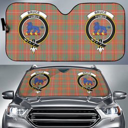 Scottish Bruce Ancient Clan Tartan Crest Tartan Car Sun Shade Scottish Plaid Tartan Plaid - ScotsTee - scotstee.com