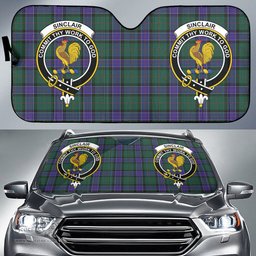 Scottish Sinclair Hunting Modern Clan Tartan Crest Tartan Car Sun Shade Scottish Plaid Tartan Plaid - ScotsTee - scotstee.com