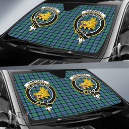 Scottish Campbell of Cawdor Ancient Clan Tartan Crest Tartan Car Sun Shade Scottish Plaid Tartan Plaid - ScotsTee - scotstee.com