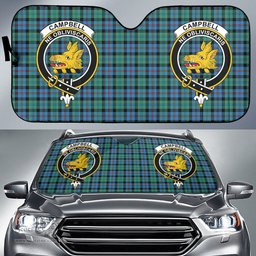 Scottish Campbell of Cawdor Ancient Clan Tartan Crest Tartan Car Sun Shade Scottish Plaid Tartan Plaid - ScotsTee - scotstee.com