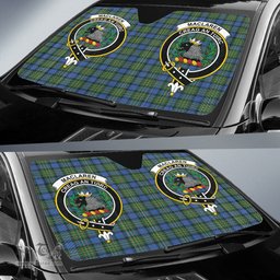 Scottish MacLaren Ancient Clan Tartan Crest Tartan Car Sun Shade Scottish Plaid Tartan Plaid - ScotsTee - scotstee.com