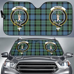 Scottish MacKay Ancient Clan Tartan Crest Tartan Car Sun Shade Scottish Plaid Tartan Plaid - ScotsTee - scotstee.com