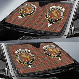 Scottish MacKintosh Hunting Weathered Clan Tartan Crest Tartan Car Sun Shade Scottish Plaid Tartan Plaid - ScotsTee - scotstee.com