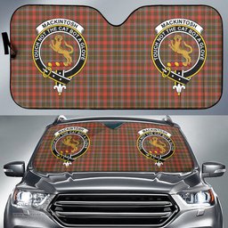 Scottish MacKintosh Hunting Weathered Clan Tartan Crest Tartan Car Sun Shade Scottish Plaid Tartan Plaid - ScotsTee - scotstee.com