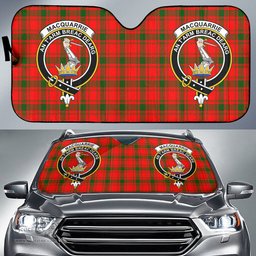 Scottish MacQuarrie Modern Clan Tartan Crest Tartan Car Sun Shade Scottish Plaid Tartan Plaid - ScotsTee - scotstee.com