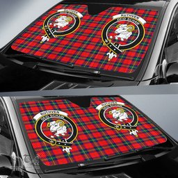 Scottish Ruthven Modern Clan Tartan Crest Tartan Car Sun Shade Scottish Plaid Tartan Plaid - ScotsTee - scotstee.com