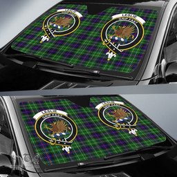 Scottish Leslie Hunting Clan Tartan Crest Tartan Car Sun Shade Scottish Plaid Tartan Plaid - ScotsTee - scotstee.com