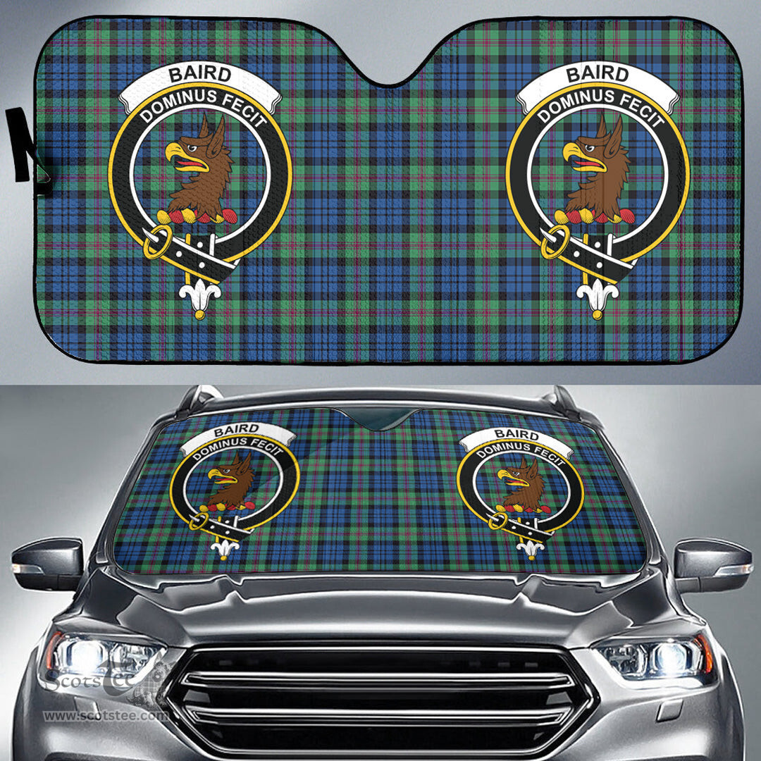 Scottish Baird Ancient Clan Tartan Crest Tartan Car Sun Shade Scottish Plaid Tartan Plaid - ScotsTee - scotstee.com