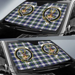 Scottish Gordon Dress Modern Clan Tartan Crest Tartan Car Sun Shade Scottish Plaid Tartan Plaid - ScotsTee - scotstee.com
