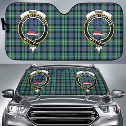 Scottish Rose Hunting Ancient Clan Tartan Crest Tartan Car Sun Shade Scottish Plaid Tartan Plaid - ScotsTee - scotstee.com