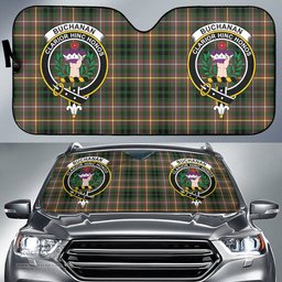 Scottish Buchanan Hunting Clan Tartan Crest Tartan Car Sun Shade Scottish Plaid Tartan Plaid - ScotsTee - scotstee.com