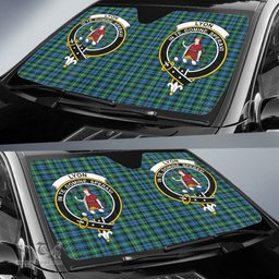 Scottish Lyon Clan Clan Tartan Crest Tartan Car Sun Shade Scottish Plaid Tartan Plaid - ScotsTee - scotstee.com