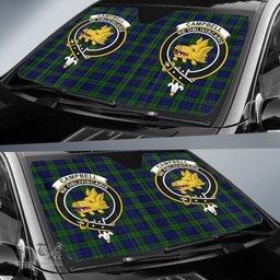 Scottish Campbell Modern Clan Tartan Crest Tartan Car Sun Shade Scottish Plaid Tartan Plaid - ScotsTee - scotstee.com