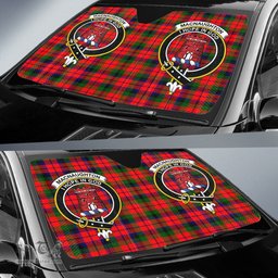 Scottish MacNaughton Modern Clan Tartan Crest Tartan Car Sun Shade Scottish Plaid Tartan Plaid - ScotsTee - scotstee.com