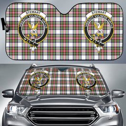 Scottish Stewart Dress Modern Clan Tartan Crest Tartan Car Sun Shade Scottish Plaid Tartan Plaid - ScotsTee - scotstee.com