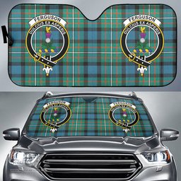 Scottish FERGUSON ANCIENT Clan Tartan Crest Tartan Car Sun Shade Scottish Plaid Tartan Plaid - ScotsTee - scotstee.com