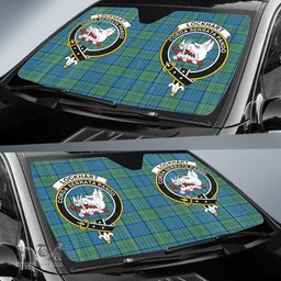 Scottish Lockhart Clan Tartan Crest Tartan Car Sun Shade Scottish Plaid Tartan Plaid - ScotsTee - scotstee.com