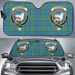 Scottish Lockhart Clan Tartan Crest Tartan Car Sun Shade Scottish Plaid Tartan Plaid - ScotsTee - scotstee.com
