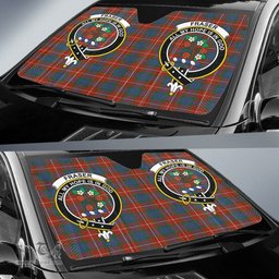 Scottish Fraser Ancient Clan Tartan Crest Tartan Car Sun Shade Scottish Plaid Tartan Plaid - ScotsTee - scotstee.com