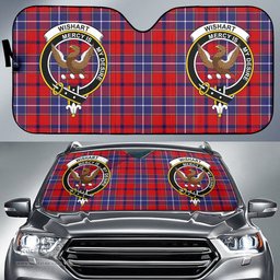 Scottish Wishart Dress Clan Tartan Crest Tartan Car Sun Shade Scottish Plaid Tartan Plaid - ScotsTee - scotstee.com