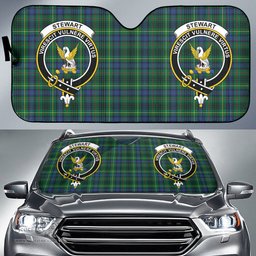 Scottish Stewart Hunting Modern Clan Tartan Crest Tartan Car Sun Shade Scottish Plaid Tartan Plaid - ScotsTee - scotstee.com