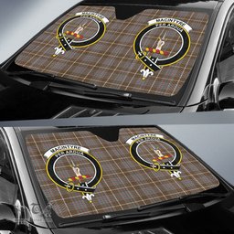 Scottish MacIntyre Hunting Weathered Clan Tartan Crest Tartan Car Sun Shade Scottish Plaid Tartan Plaid - ScotsTee - scotstee.com