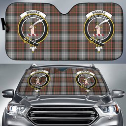 Scottish MacRae Hunting Weathered Clan Tartan Crest Tartan Car Sun Shade Scottish Plaid Tartan Plaid - ScotsTee - scotstee.com