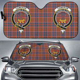Scottish Cameron of Lochiel Ancient Clan Tartan Crest Tartan Car Sun Shade Scottish Plaid Tartan Plaid - ScotsTee - scotstee.com