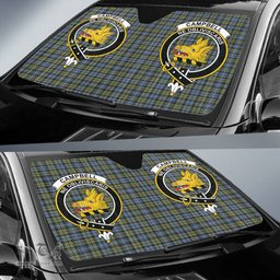 Scottish Campbell Faded Clan Tartan Crest Tartan Car Sun Shade Scottish Plaid Tartan Plaid - ScotsTee - scotstee.com