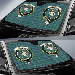 Scottish Shaw Ancient Clan Tartan Crest Tartan Car Sun Shade Scottish Plaid Tartan Plaid - ScotsTee - scotstee.com