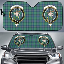 Scottish Shaw Ancient Clan Tartan Crest Tartan Car Sun Shade Scottish Plaid Tartan Plaid - ScotsTee - scotstee.com