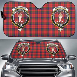 Scottish Robertson Modern Clan Tartan Crest Tartan Car Sun Shade Scottish Plaid Tartan Plaid - ScotsTee - scotstee.com