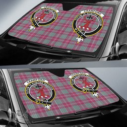 Scottish Crawford Ancient Clan Tartan Crest Tartan Car Sun Shade Scottish Plaid Tartan Plaid - ScotsTee - scotstee.com