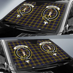 Scottish MacLellan Modern Clan Tartan Crest Tartan Car Sun Shade Scottish Plaid Tartan Plaid - ScotsTee - scotstee.com