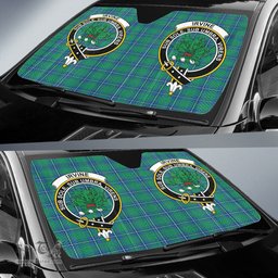 Scottish Irvine Ancient Clan Tartan Crest Tartan Car Sun Shade Scottish Plaid Tartan Plaid - ScotsTee - scotstee.com