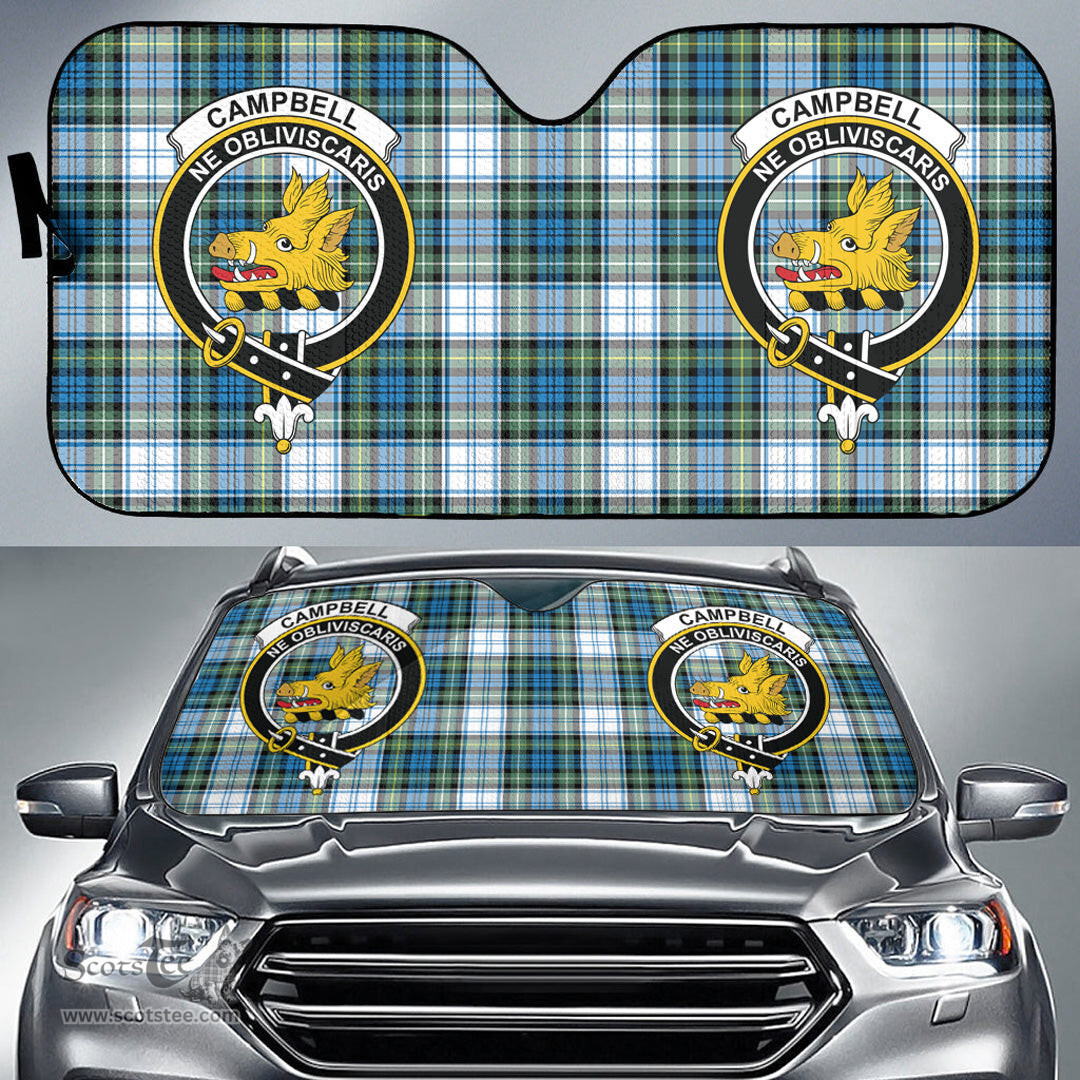 Scottish Campbell Dress Ancient Clan Tartan Crest Tartan Car Sun Shade Scottish Plaid Tartan Plaid - ScotsTee - scotstee.com