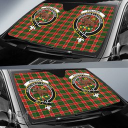 Scottish Pollock Modern Clan Tartan Crest Tartan Car Sun Shade Scottish Plaid Tartan Plaid - ScotsTee - scotstee.com