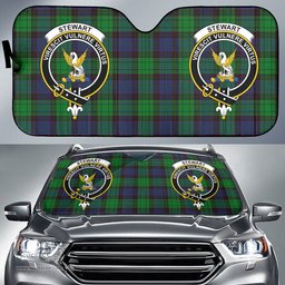 Scottish Stewart Old Modern Clan Tartan Crest Tartan Car Sun Shade Scottish Plaid Tartan Plaid - ScotsTee - scotstee.com