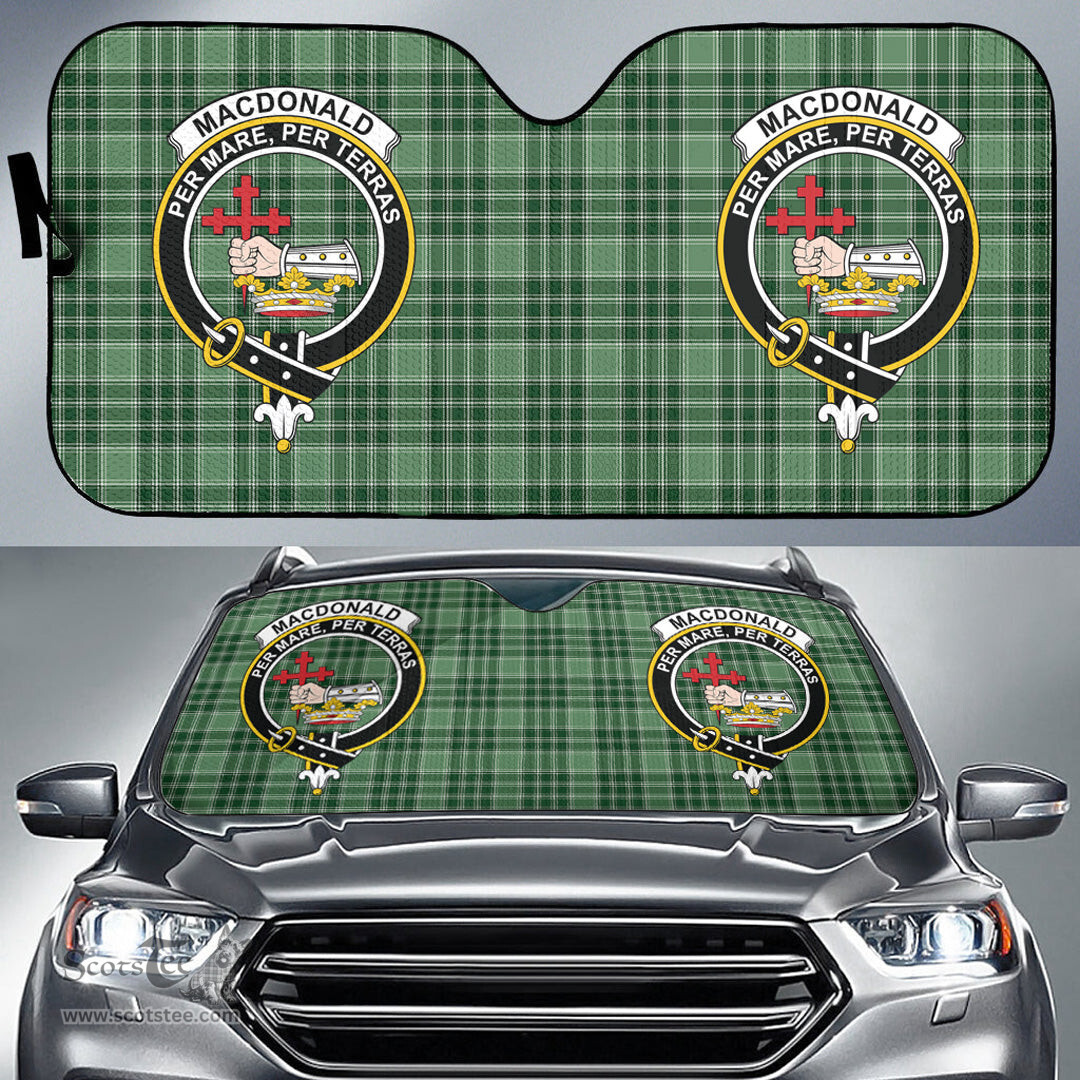 Scottish MacDonald Lord of the Isles Hunting Clan Tartan Crest Tartan Car Sun Shade Scottish Plaid Tartan Plaid - ScotsTee - scotstee.com