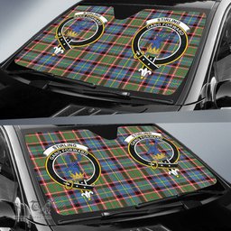 Scottish Stirling Bannockburn District Clan Tartan Crest Tartan Car Sun Shade Scottish Plaid Tartan Plaid - ScotsTee - scotstee.com